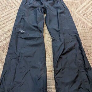 North Face kids rain pants, black, size L (14-16)